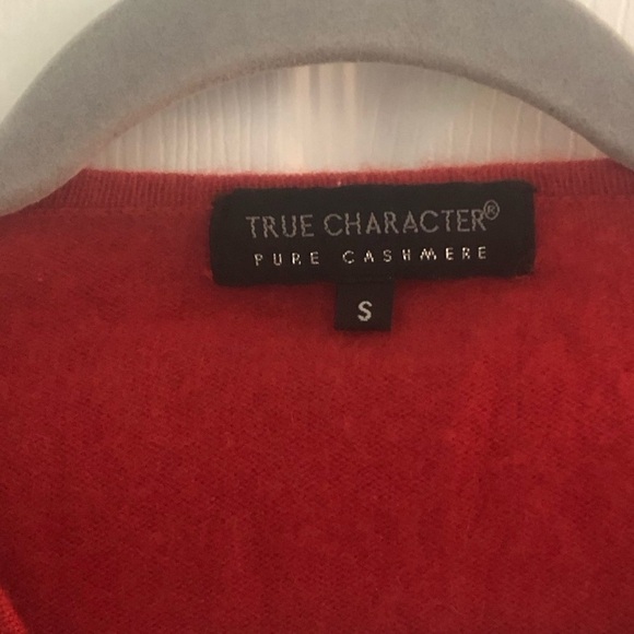 PURE  Cashmere V Neck Pullover Sweater size small - Picture 8 of 13